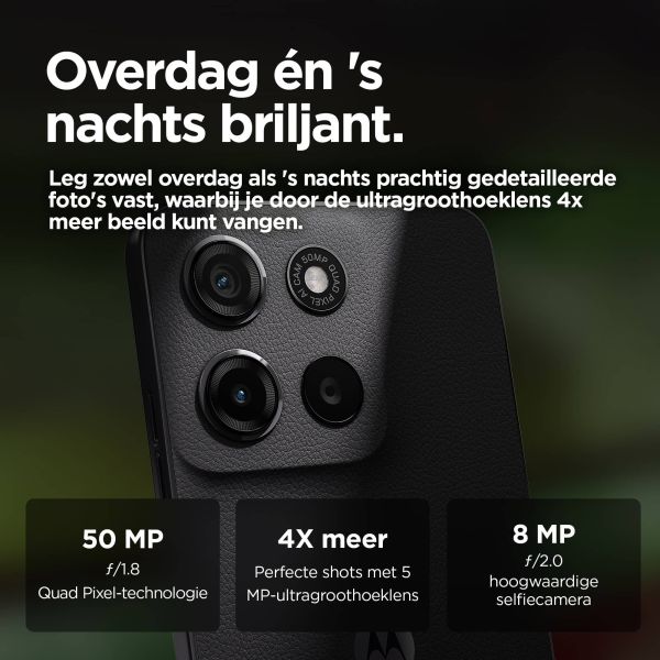 Motorola moto g15 17,1 cm (6.72") Dual SIM Android 15 4G USB Type-C 8 GB 256 GB 5200 mAh Grijs (PB6E0018ES)
