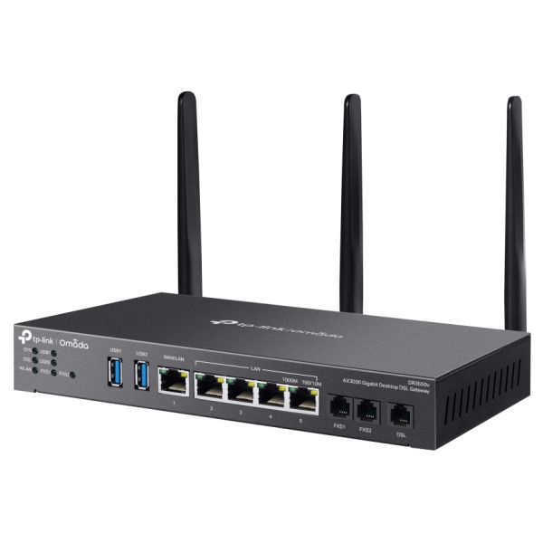 TP-Link Omada DR3220v-4G draadloze router Gigabit Ethernet Dual-band (2.4 GHz / 5 GHz) Zwart (DR3220V-4G(EU)) TP-Link Omada DR3220v-4G draadloze router Gigabit Ethernet Dual-band (2.4 GHz / 5 GHz) Zwart (DR3220V-4G(EU))