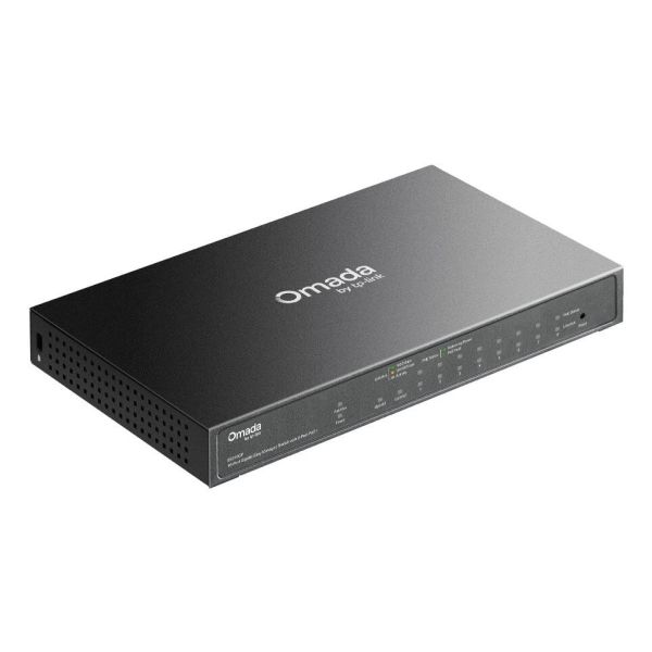 TP-Link Omada ES210GP netwerk-switch Managed L2 Gigabit Ethernet (10/100/1000) Power over Ethernet (PoE) DIN rail Zwart (ES210GP(UN))