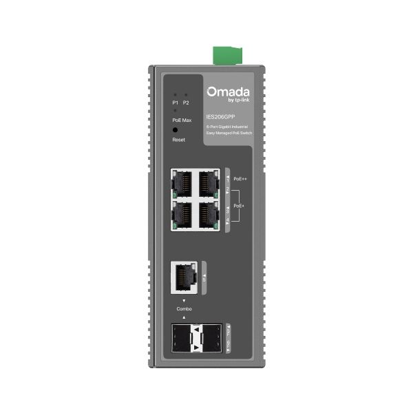 TP-Link IES206GPP netwerk-switch Managed Gigabit Ethernet (10/100/1000) Power over Ethernet (PoE) Zwart (IES206GPP(UN)) TP-Link IES206GPP netwerk-switch Managed Gigabit Ethernet (10/100/1000) Power over Ethernet (PoE) Zwart (IES206GPP(UN))