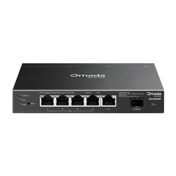 TP-Link SG2206MP netwerk-switch L2 Gigabit Ethernet (10/100/1000) Power over Ethernet (PoE) (SG2206MP) TP-Link SG2206MP netwerk-switch L2 Gigabit Ethernet (10/100/1000) Power over Ethernet (PoE) (SG2206MP)