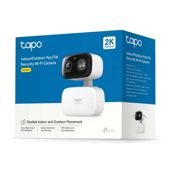 TP-Link Tapo C216 Peer IP-beveiligingscamera Binnen 2304 x 1296 Pixels Plafond/wand/bureau (TAPO C216)
