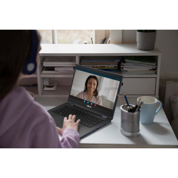 ASUS BR1402FGA-NT0546XA-P Intel Core i3 N-series i3-N305 Hybride (2-in-1) 35,6 cm (14") Touchscreen Full HD 16 GB DDR4-SDRAM 256 GB UFS Wi-Fi 6 (802.11ax) Windows 11 Pro Education US International Grijs (90NX0811-M06040)