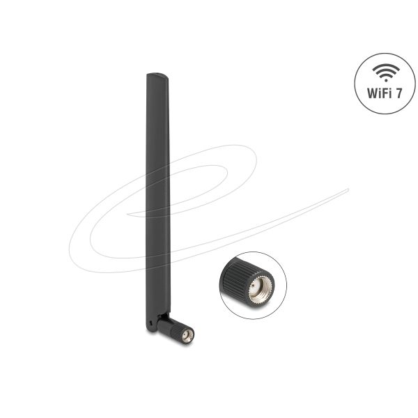 Delock WiFi 7 Antenne RP-SMA Stecker 2,0 - 4,4 (81452)