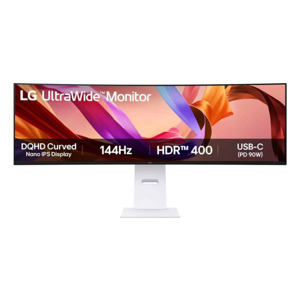 LG 49U950A-W computer monitor 124,5 cm (49") 5120 x 1440 Pixels Dual QHD LED Zwart, Wit (49U950A-W.AEU)