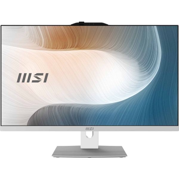 MSI Modern AM272P 1M-1289DE Intel Core 7 150U 68,6 cm (27") 1920 x 1080 Pixels Alles-in-één-pc 16 GB DDR5-SDRAM 512 GB SSD Windows 11 Home Wi-Fi 6E (802.11ax) Wit (00AF8232-1289)