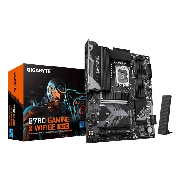 GIGABYTE B760 GAMING X WIFI6E GEN5 Intel B760 LGA 1700 ATX (B760 G X WF6E GEN5) GIGABYTE B760 GAMING X WIFI6E GEN5 Intel B760 LGA 1700 ATX (B760 G X WF6E GEN5)