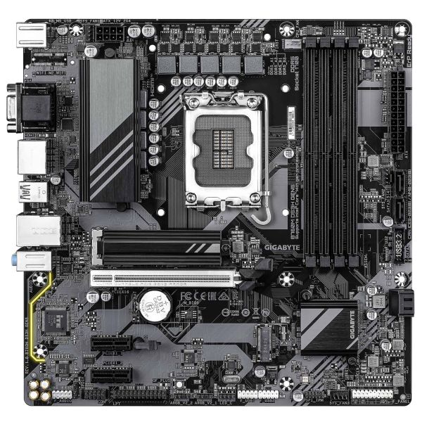 GIGABYTE B760M DS3H GEN5 moederbord Intel B760 Express LGA 1700 micro ATX (B760M DS3H GEN5)