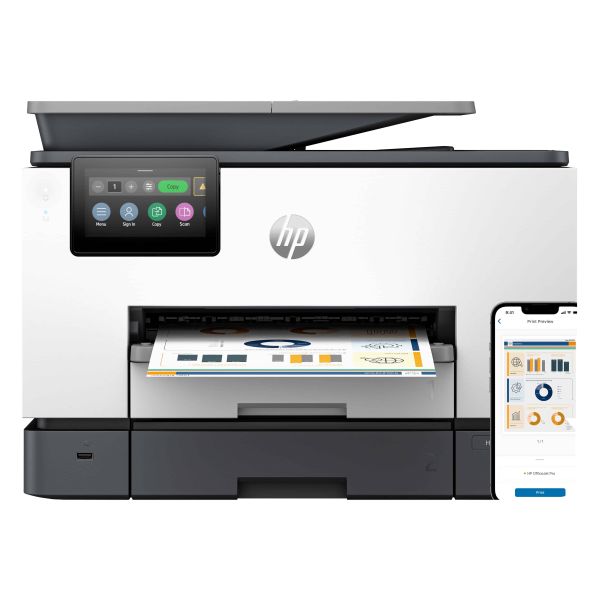 HP OfficeJet Pro 9130b Draadloos All-in-One Kleur Printer, Dubbelzijdig printen; Kopieerapparaat, Scanner (4U561B#686) HP OfficeJet Pro 9130b Draadloos All-in-One Kleur Printer, Dubbelzijdig printen; Kopieerapparaat, Scanner (4U561B#686)