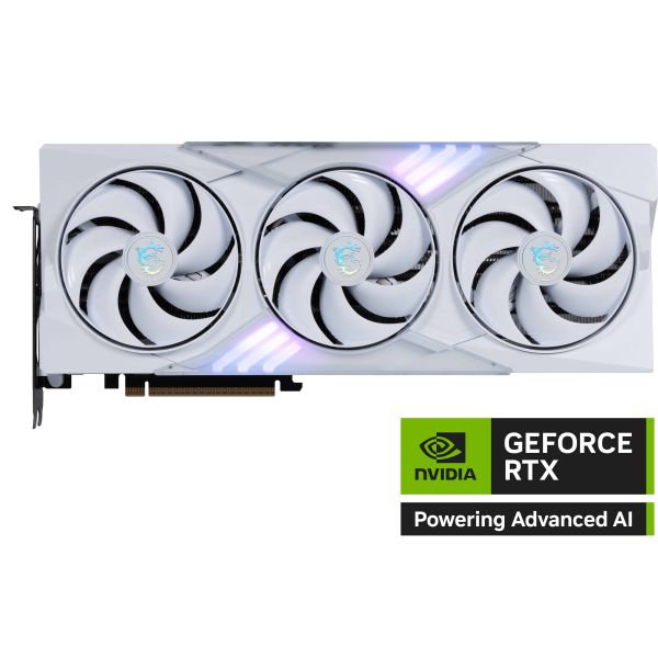 MSI GAMING GEFORCE RTX 5080 16G TRIO OC WHITE videokaart NVIDIA 16 GB GDDR7 (508016GGAMTRIOOCWH)