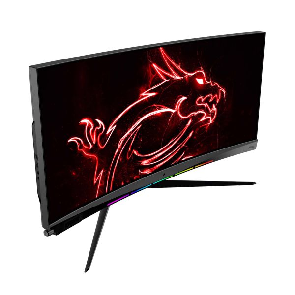 MSI Optix MEG381CQR PLUS computer monitor 95,2 cm (37.5") 3840 x 1600 Pixels UltraWide Quad HD+ LCD Zwart (OPTIX MEG381CQR PLUS)