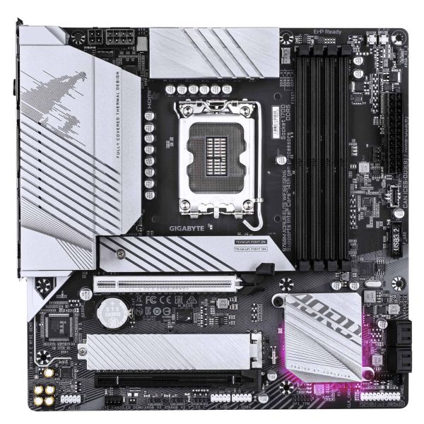 GIGABYTE B760M AORUS ELITE WIFI6E GEN5 Intel B760 LGA 1700 micro ATX (B760M A E WF6E GEN5)