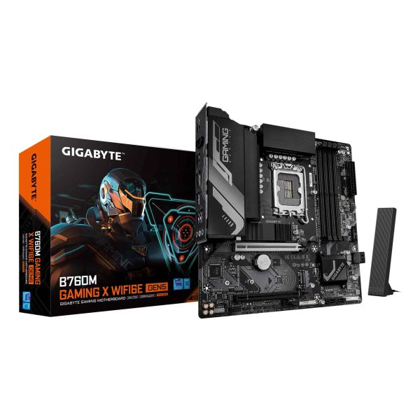 GIGABYTE B760M GAMING X WIFI6E GEN5 Intel B760 LGA 1700 micro ATX (B760M G X WF6E GEN5) GIGABYTE B760M GAMING X WIFI6E GEN5 Intel B760 LGA 1700 micro ATX (B760M G X WF6E GEN5)
