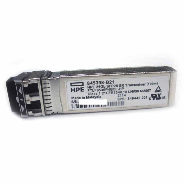 HPE 25Gb SFP28 SR Transceiver 100m (845398-B21-RFB)