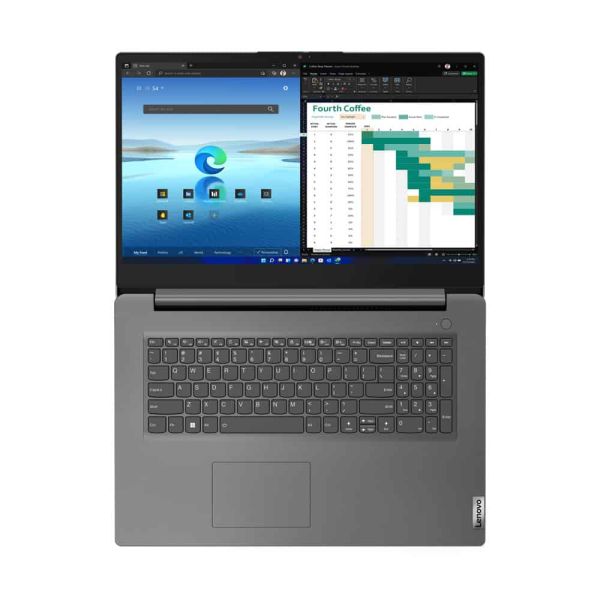 Lenovo V17 G4 IRU Intel® Core™ i5 i5-13420H Laptop 43,9 cm (17.3") Full HD 16 GB DDR4-SDRAM 512 GB SSD Wi-Fi 6 (802.11ax) Windows 11 Pro Engels Grijs (83A2004TMH)