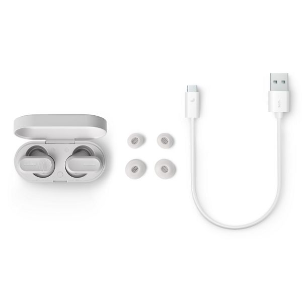Philips 3000 series TAT3509WT/00 hoofdtelefoon/headset True Wireless Stereo (TWS) In-ear Oproepen/muziek Bluetooth Wit (TAT3509WT/00)