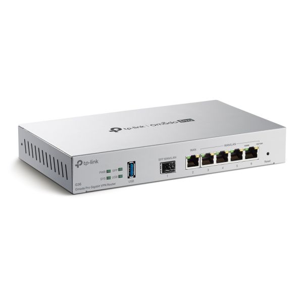 TP-Link Omada Pro G36 bedrade router Gigabit Ethernet Grijs (G36(UN))