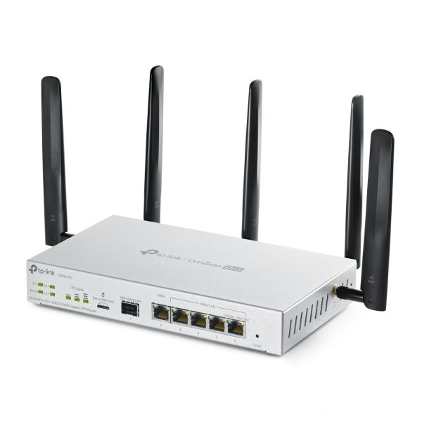 TP-Link Omada Pro G36W-4G draadloze router Gigabit Ethernet Dual-band (2.4 GHz / 5 GHz) Wit (G36W-4G(EU))