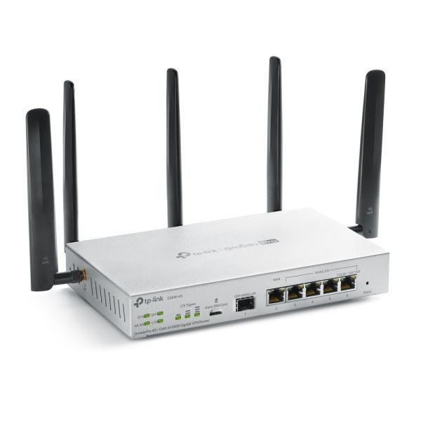 TP-Link Omada Pro G36W-4G draadloze router Gigabit Ethernet Dual-band (2.4 GHz / 5 GHz) Wit (G36W-4G(EU))