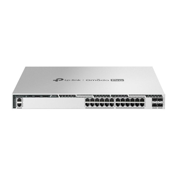 TP-Link Omada Pro S6500-24GP4XF netwerk-switch Managed L3 Gigabit Ethernet (10/100/1000) Power over Ethernet (PoE) 1U Grijs (S6500-24GP4XF(UN))