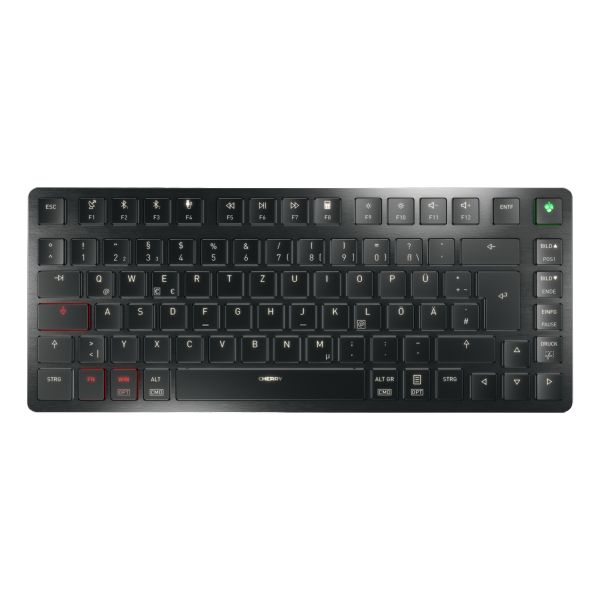 CHERRY KW X ULP 2.0 MINI toetsenbord Thuis/Werk USB + RF Wireless + Bluetooth QWERTZ Duits Zwart (G8U-27050LTBDE-2) CHERRY KW X ULP 2.0 MINI toetsenbord Thuis/Werk USB + RF Wireless + Bluetooth QWERTZ Duits Zwart (G8U-27050LTBDE-2)
