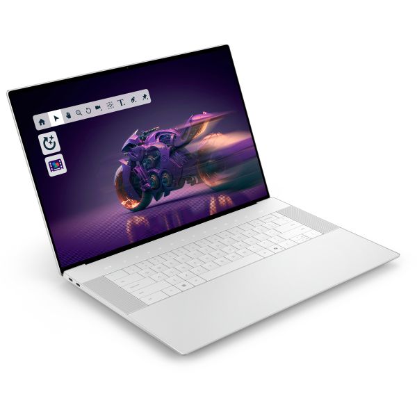 DELL 16 Premium DA16250 Intel Core Ultra 9 285H Laptop 41,4 cm (16.3") Touchscreen 4K Ultra HD 32 GB LPDDR5x-SDRAM 1 TB SSD NVIDIA GeForce RTX 5050 Wi-Fi 7 (802.11be) Windows 11 Pro Engels Platina (0TT85)