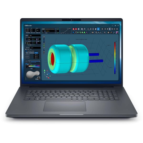 DELL Pro Max 18 Plus MB18250 Intel Core Ultra 7 265HX Mobiel werkstation 45,7 cm (18") Quad HD+ 32 GB DDR5-SDRAM 1 TB SSD NVIDIA RTX PRO 3000 Blackwell Wi-Fi 7 (802.11be) Windows 11 Pro Engels Zwart (C6H1R)