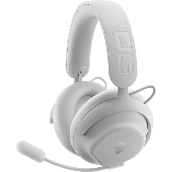 Alienware PRO-HS-G-DEAM Headset Bedraad en draadloos Hoofdband Gamen USB Type-C Bluetooth Zwart, Wit (PRO-HS-W-DEAM)