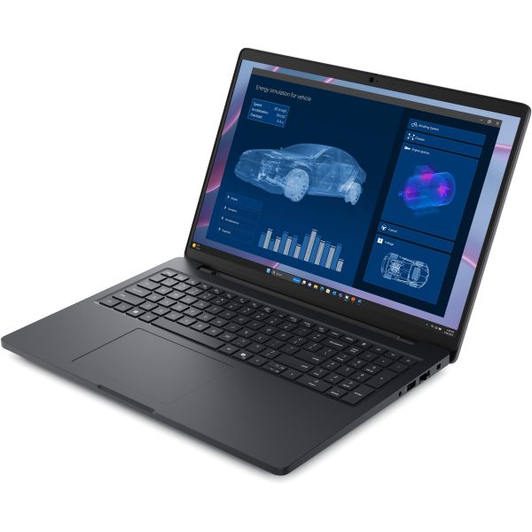 DELL Pro Max 16 MC16255 AMD Ryzen AI 7 PRO 350 Laptop 40,6 cm (16") Full HD+ 32 GB LPDDR5x-SDRAM 512 GB SSD Wi-Fi 7 (802.11be) Windows 11 Pro Engels Zwart (V4RT7)