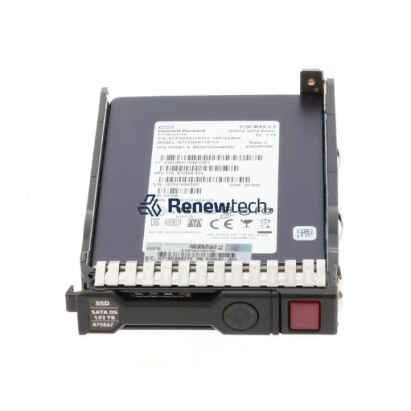 HPE 1.92TB SATA SSD 2.5" SFF SC (875478-B21B)