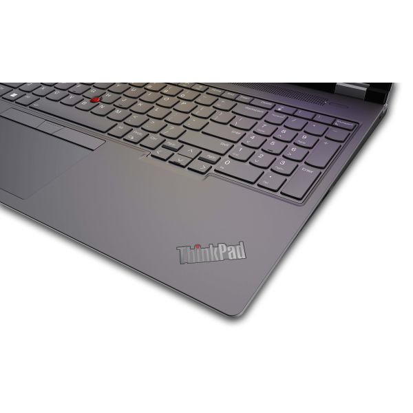Lenovo ThinkPad P16 Gen 2 Intel® Core™ i9 i9-13980HX Mobiel werkstation 40,6 cm (16") WQXGA 32 GB DDR5-SDRAM 1 TB SSD NVIDIA RTX 3500 Ada Wi-Fi 6E (802.11ax) Windows 11 Pro Frans Grijs, Zwart (21FA000GFR)