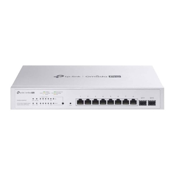TP-Link Omada Pro S4500-8GHP2F netwerk-switch Managed L2/L2+ Gigabit Ethernet (10/100/1000) Power over Ethernet (PoE) Grijs (S4500-8GHP2F(UN))