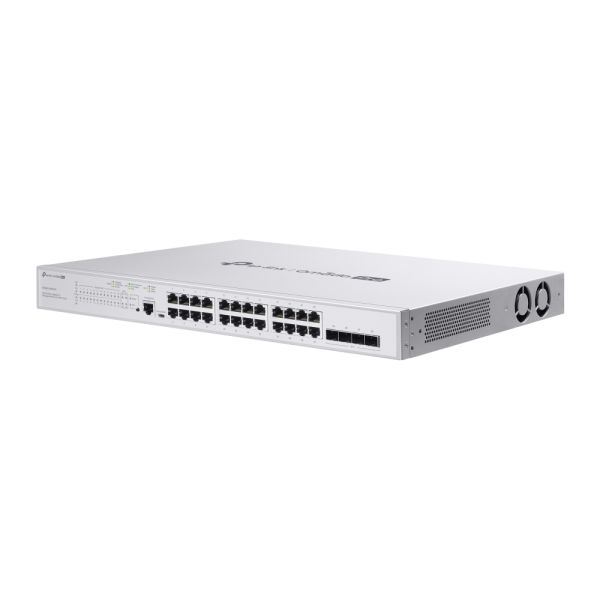TP-Link Omada Pro S5500-24GP4XF netwerk-switch Managed L2/L2+ Gigabit Ethernet (10/100/1000) Power over Ethernet (PoE) Grijs (S5500-24GP4XF(UN)) TP-Link Omada Pro S5500-24GP4XF netwerk-switch Managed L2/L2+ Gigabit Ethernet (10/100/1000) Power over Ethernet (PoE) Grijs (S5500-24GP4XF(UN))
