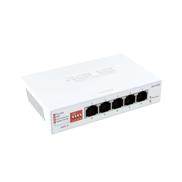 ASUS QG-U1050 Unmanaged 2.5G Ethernet (100/1000/2500) Wit (90IG09Z0-MO3B00)