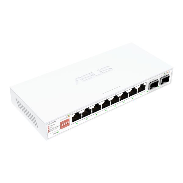 ASUS QG-U1080 Unmanaged 2.5G Ethernet (100/1000/2500) Wit (90IG0A00-MO3B00)