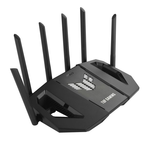 ASUS 90IG0A30-MO9C00 draadloze router 2.5 Gigabit Ethernet Tri-band (2,4 GHz / 5 GHz / 6 GHz) Zwart (90IG0A30-MO9C00)