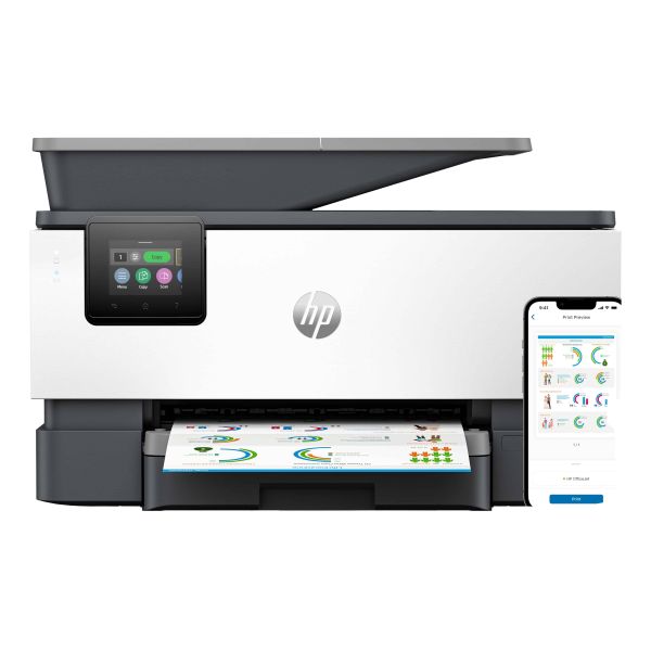 HP OfficeJet Pro 9120e Draadloos All-in-One Kleur Printer, Instant Ink; Dubbelzijdig printen (403X8B)