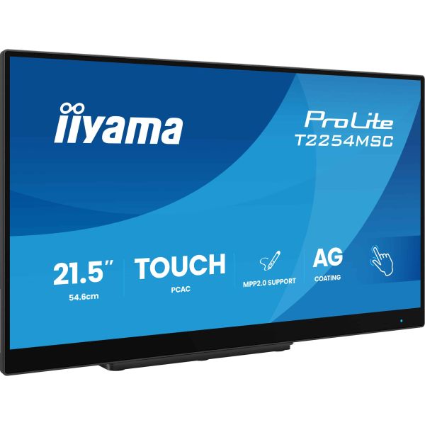 iiyama T2254MSC-B2AG computer monitor 54,6 cm (21.5") 1920 x 1080 Pixels Full HD LED Touchscreen Zwart (T2254MSC-B2AG)