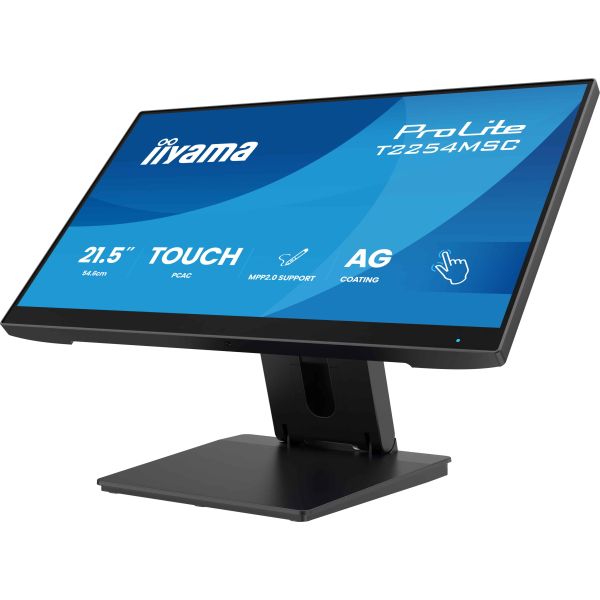 iiyama T2254MSC-B2AG computer monitor 54,6 cm (21.5") 1920 x 1080 Pixels Full HD LED Touchscreen Zwart (T2254MSC-B2AG)