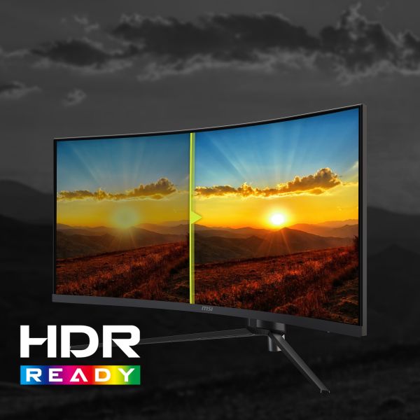 MSI MAG 345CQRDE computer monitor 86,4 cm (34") 3440 x 1440 Pixels UltraWide Dual Quad HD Zwart (9S6-3DD14H-003 |9S6-3DD14H-027)