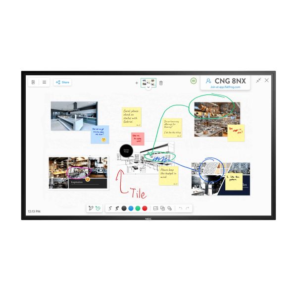 NEC MultiSync M861 IGB Digitale signage flatscreen 2,18 m (86") LCD 500 cd/m² 4K Ultra HD Zwart Touchscreen 24/7 (60005949)