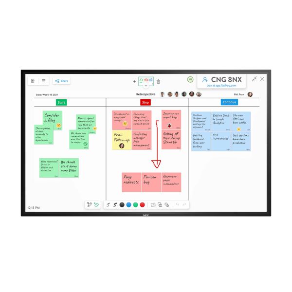 NEC MultiSync M861 IGB Digitale signage flatscreen 2,18 m (86") LCD 500 cd/m² 4K Ultra HD Zwart Touchscreen 24/7 (60005949)