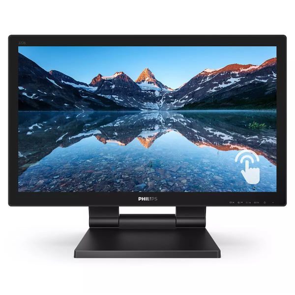 Philips B Line 222B9TA/00 LED display 54,6 cm (21.5") 1920 x 1080 Pixels Full HD LCD Touchscreen Tafelblad Zwart (222B9TA/00)