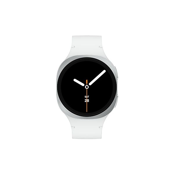 Samsung Galaxy Watch 8 3,3 cm (1.3") AMOLED 40 mm Digitaal 438 x 438 Pixels Touchscreen Zilver Wifi GPS (SM-L320NZSAEUE)