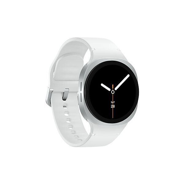 Samsung Galaxy Watch 8 3,3 cm (1.3") AMOLED 40 mm Digitaal 438 x 438 Pixels Touchscreen Zilver Wifi GPS (SM-L320NZSAEUE)
