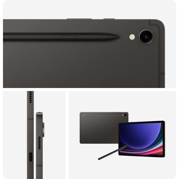 Samsung Galaxy Tab S9 SM-X716B 5G Qualcomm Snapdragon 256 GB 27,9 cm (11") 12 GB Wi-Fi 6 (802.11ax) Android 13 Grafiet (SM-X716BZAEEEE)