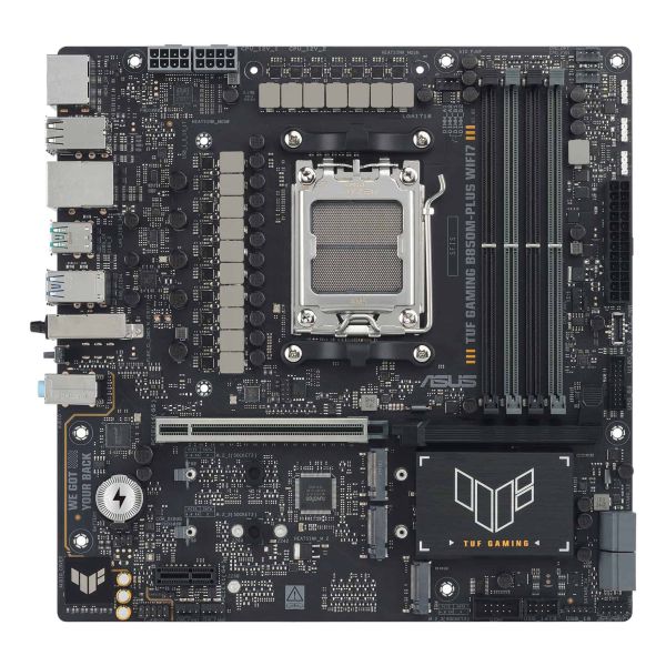 ASUS TUF GAMING B850M-PLUS WIFI7 AMD B850 Socket AM5 micro ATX (90MB1MU0-M0EAY0)  ASUS TUF GAMING B850M-PLUS WIFI7 AMD B850 Socket AM5 micro ATX (90MB1MU0-M0EAY0)