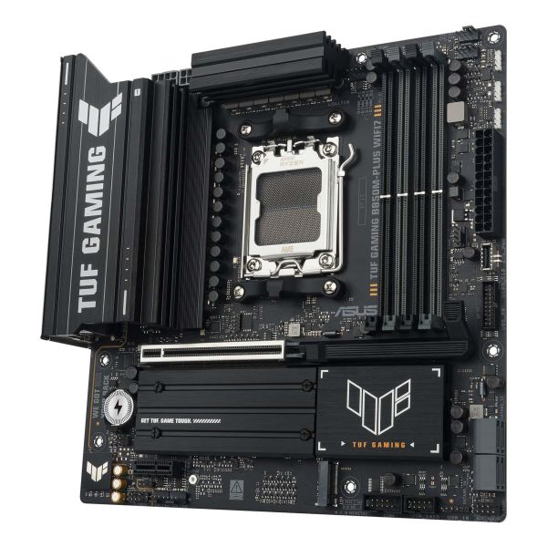 ASUS TUF GAMING B850M-PLUS WIFI7 AMD B850 Socket AM5 micro ATX (90MB1MU0-M0EAY0)  ASUS TUF GAMING B850M-PLUS WIFI7 AMD B850 Socket AM5 micro ATX (90MB1MU0-M0EAY0)