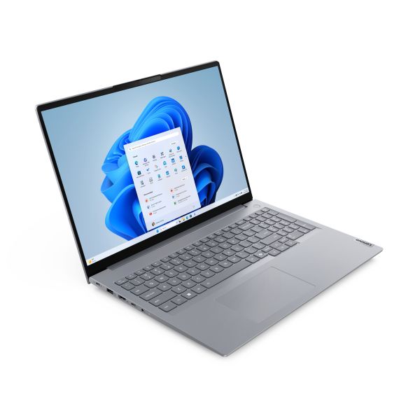 Lenovo ThinkBook 16 G8 IRL Intel Core 5 210H Laptop 40,6 cm (16") WUXGA 16 GB DDR5-SDRAM 512 GB SSD Wi-Fi 6E (802.11ax) Windows 11 Pro Engels Grijs (21SH006EMH)