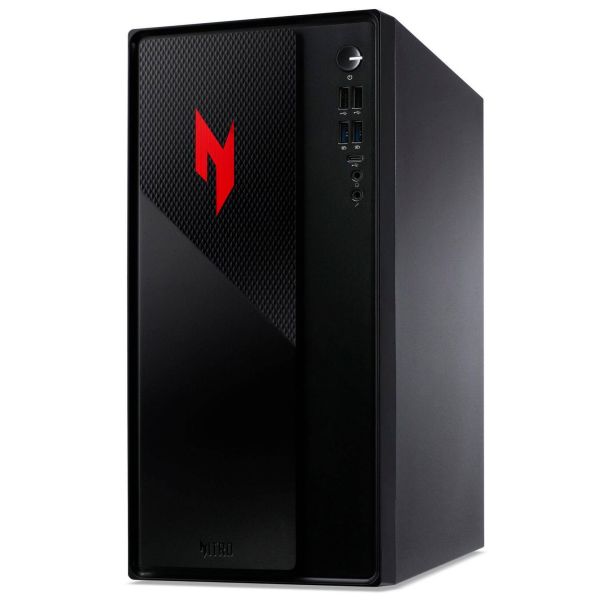 Acer Nitro 50 (N50-660) Intel Core Ultra 7 265F 32 GB DDR5-SDRAM 1 TB SSD NVIDIA GeForce RTX 5060 Windows 11 Home Desktop PC Zwart, Rood (DG.E4FEG.006)
